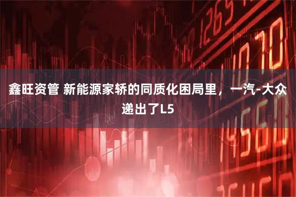 鑫旺资管 新能源家轿的同质化困局里，一汽-大众递出了L5
