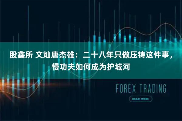 股鑫所 文灿唐杰雄：二十八年只做压铸这件事，慢功夫如何成为护城河